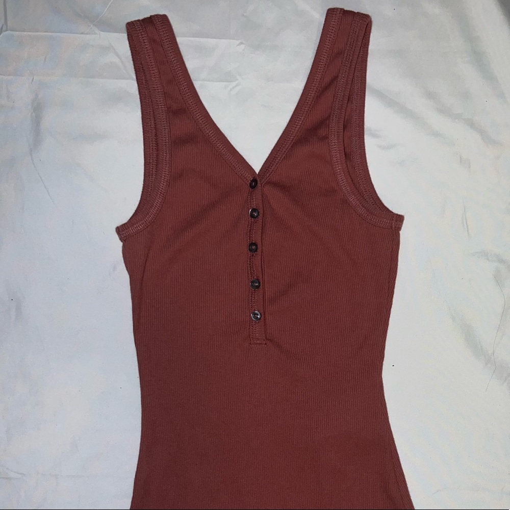 Abercrombie & Fitch Rose Mauve Bodysuit